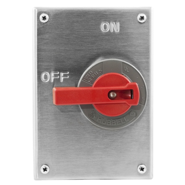 Disconnect Switch, NEMA 4X, Indoor/Outdoor, Stainless Steel